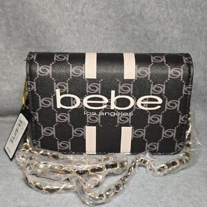 Bebe Paisley Flap Crossbody